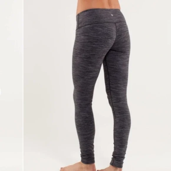 Lululemon Gray Space Dye Wunder Under Size 4 - Picture 3 of 8